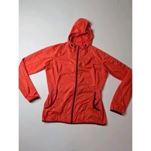 Arc'teryx Women's Light Weight Full zip Hooded Jacket Orange Size L